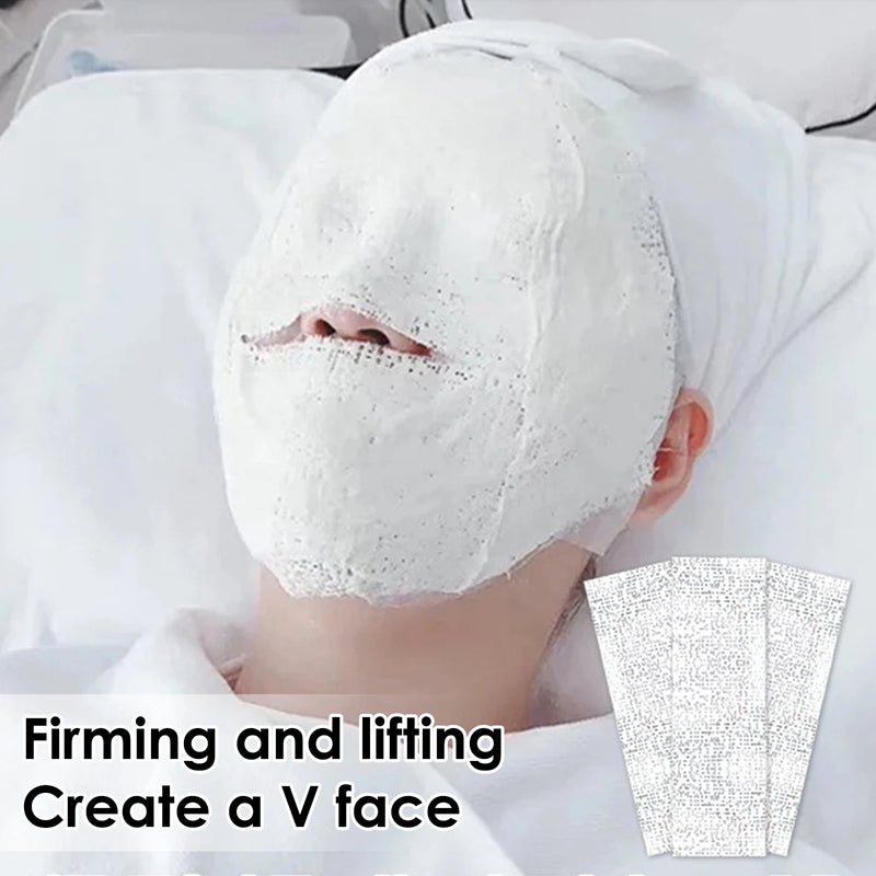 5pcs 5D Shaping Mask Mummy V Face Mask Hydrating Mask Waterproof Moisturizing Sheet Women Face Skin Care Korean Cosmetics