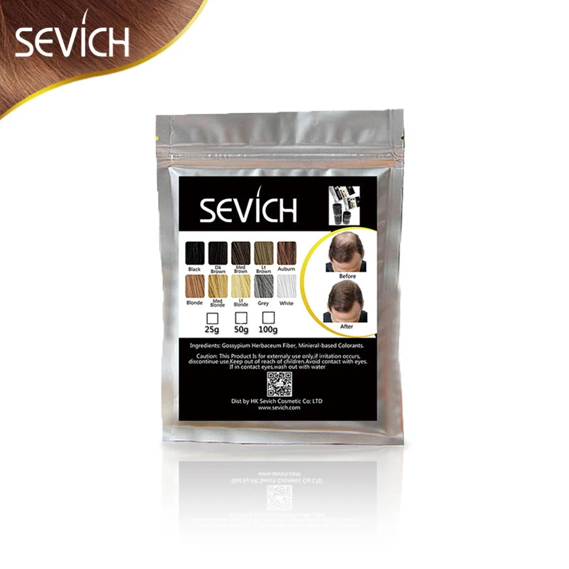 Regrowth Wig Oil Extension Hair Fibers Keratin Hair Loss Thinning Styling Powder Fiber Hair Spray Applicator Sevich 25g Refill