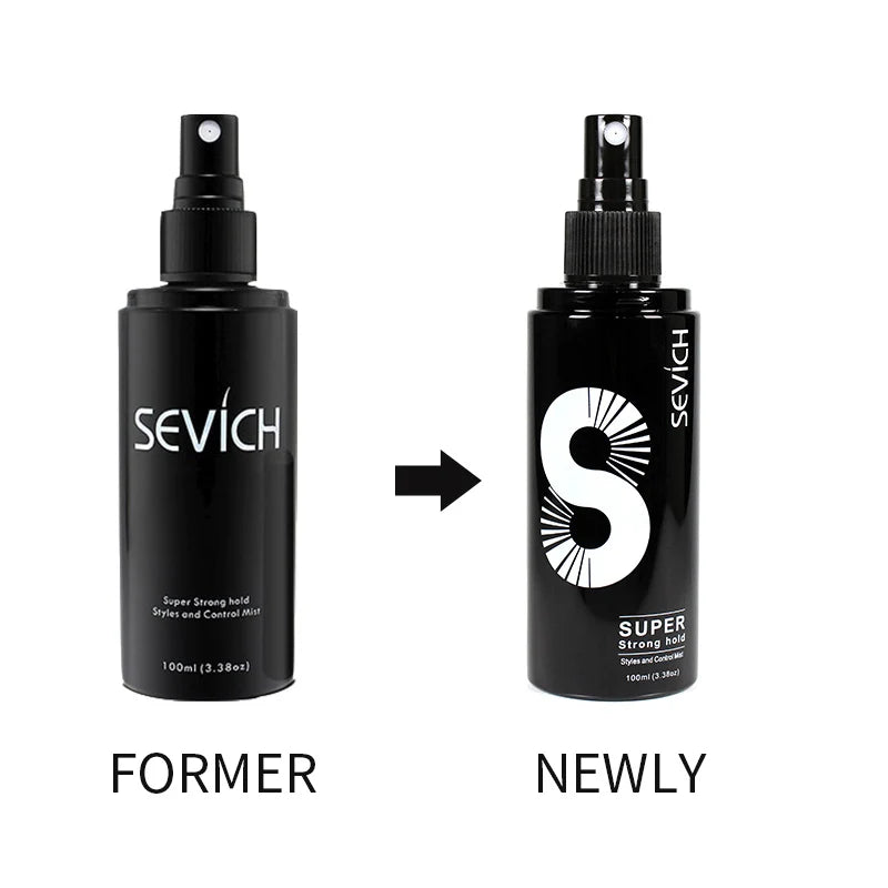 Hair Water Spray for Hair Fiber Hair Thickening Fixing Spray 100 ML sevich Hold Spray for man and women hairstyle