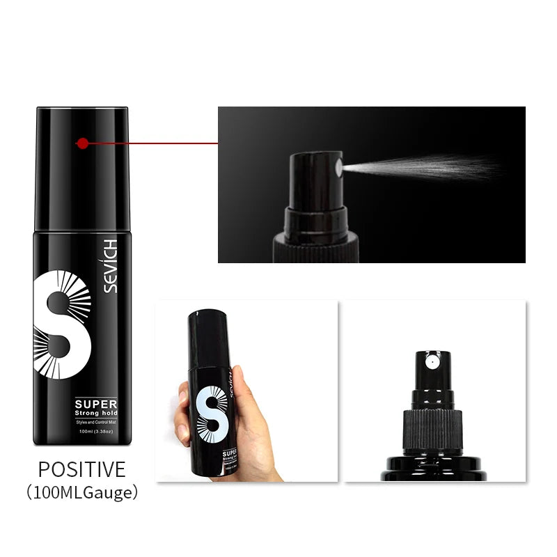 Hair Water Spray for Hair Fiber Hair Thickening Fixing Spray 100 ML sevich Hold Spray for man and women hairstyle