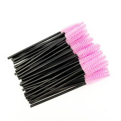 50pcs Mascara Wand Applicator Spoolers Eye Lashes Cosmetic Brushes Set Makeup Tools Eyelash Extension Disposable Eyebrow Brush