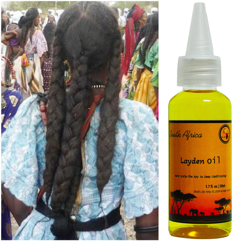 Traditional African Layden Nourish Oil  Scalp & Hair Roots Strengthening