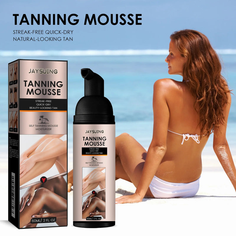 Tanning Cream Fake Tan Sunless Brown Body Boosting Bronzing Skin Shine Protect Sunbathing Moisturiser Natural Self Tanner Mousse