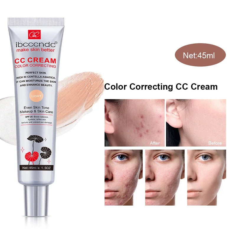 Moisturizing Liquid Foundation Cc Cream Makeup Oil Control Waterproof Long Lasting Cover Dark Circles Matte BB Cream Concealer