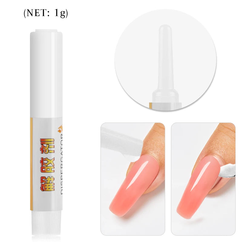 1/3PCS Fast Dry Nail Glue For 3D Rhinestone Decorations False Nail Tips Adhesive Acrylic Nails Art For Manicure Extension Tools