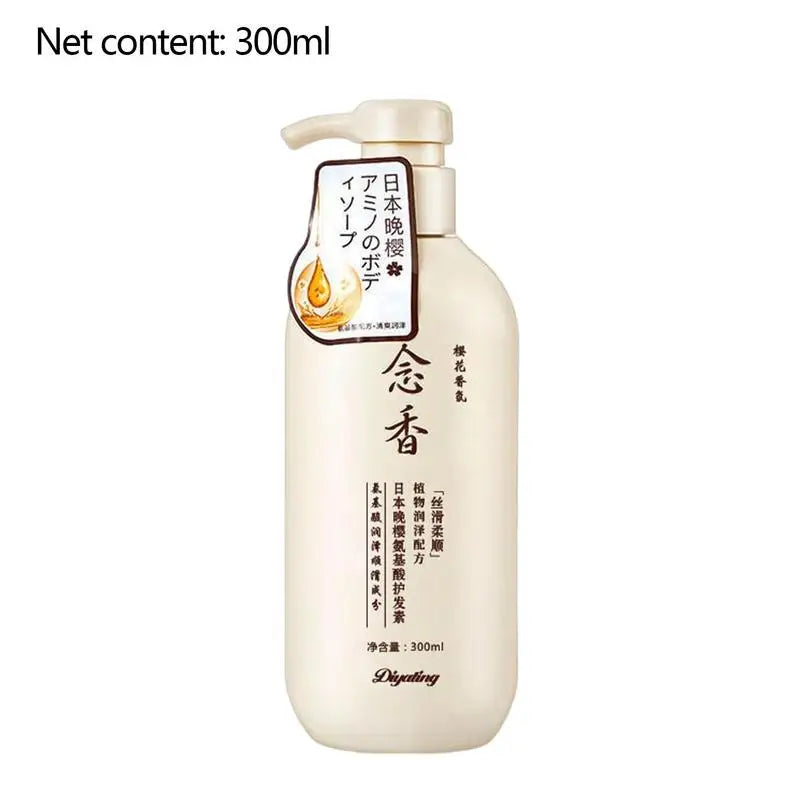 Sakura Japanese Shampoo Gentle Cleansing Nourish Scalp Amino Acid Hair Shampoo Deep Clean Oil Control Moisturizing Hair Care