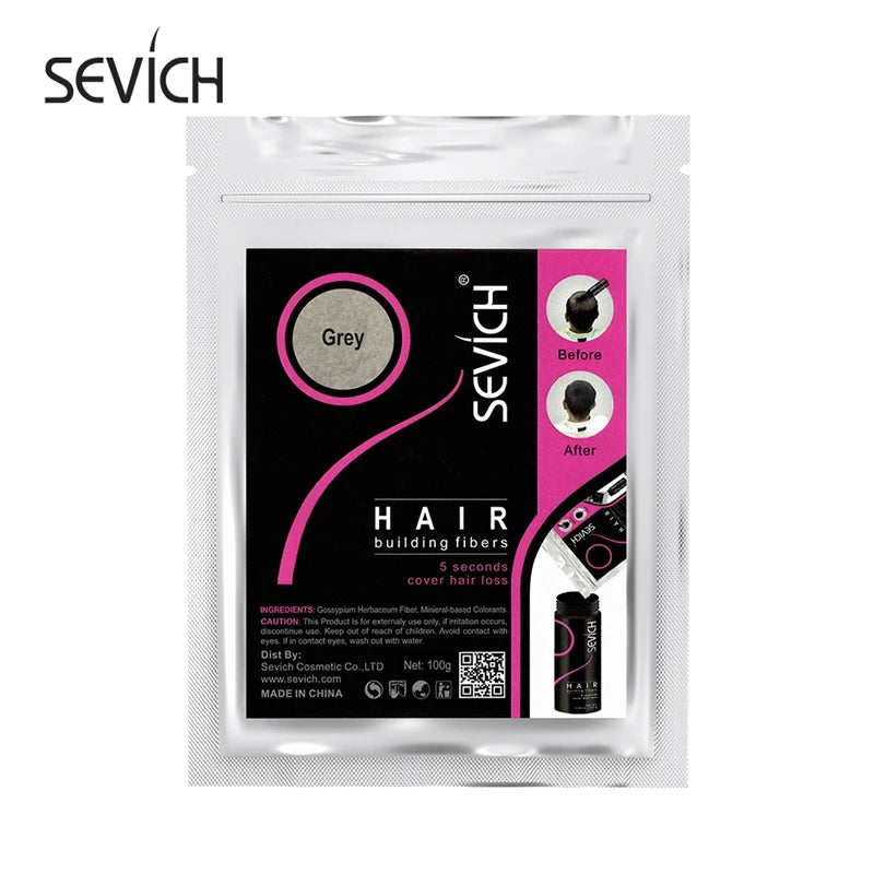 Blender Refill 100g Thickening Instant Hair Fibers Keratin Powders Thin Loss Conceal Fiber Hair Styling Spray Applicator 10color