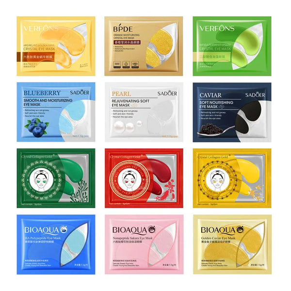 10pcs Bioaqua Collagen Eye Mask Anti Dark Circles skincare Masks Eye Patches Under Eye Bags Korean Skin Care Products