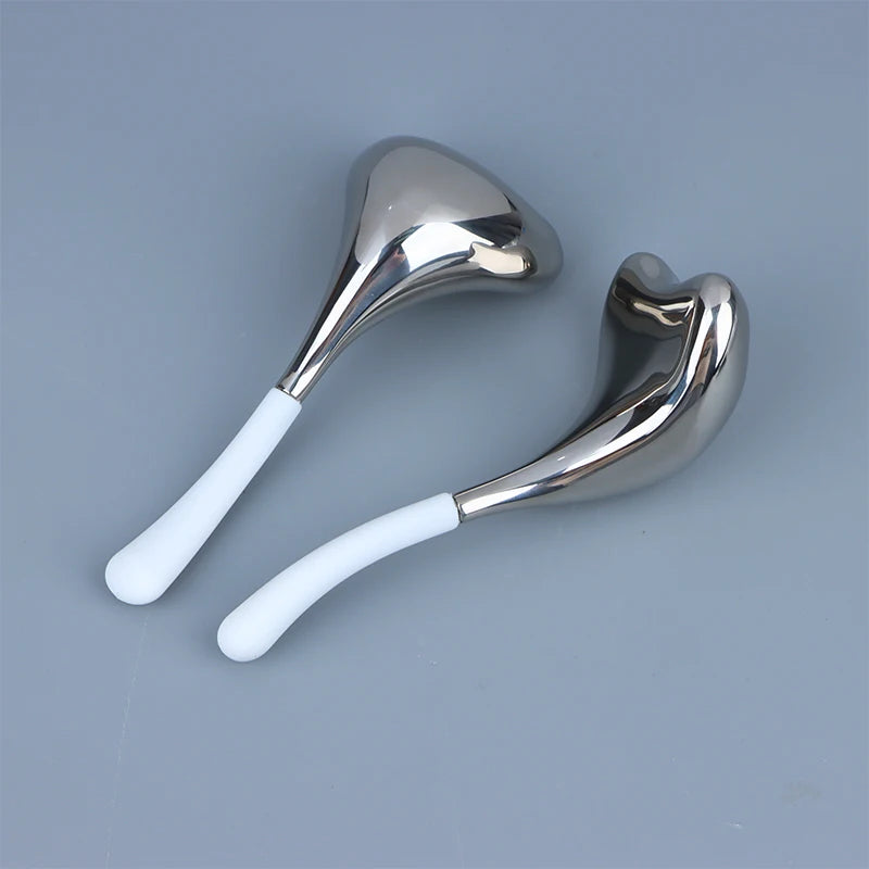 1PC/2Pcs Stainless Steel Ice Globes Facial Skin Care Freeze Tools Face Beauty Cryo Roller Massage Spa Ball Cryo Sticks