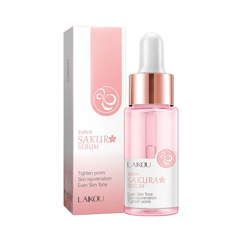 LAIKOU Serum Japan Sakura Essence Balance Grease  Hyaluronic Acid Pure Brightening Rejuvenation Skin Care Face Serum