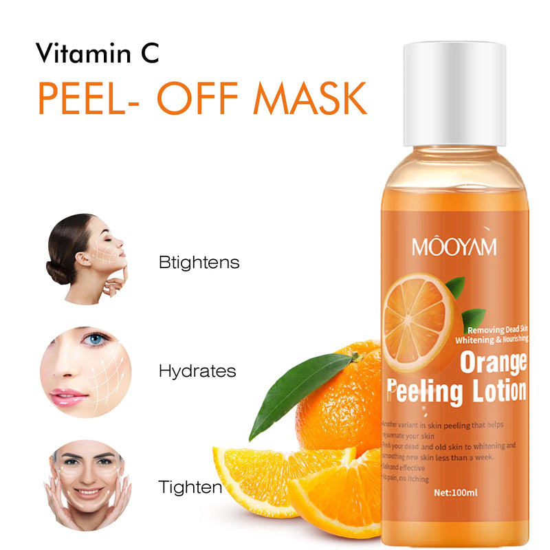 Exfoliator Body Orange Peeling Lotion Instant Exfoliation Dead skin removal Orange Peeling Gel Skin Care And Beauty Health