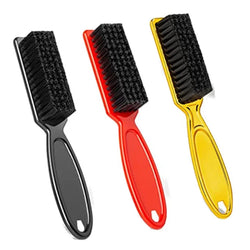 Plastic Handle Hairdressing Soft Hair Cleaning Brush Barber Neck Duster Broken Hair Remove Comb Hair Styling Tools Comb Gold