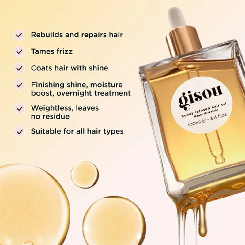 Honey Hair Care Essential Oil 20ml Improve Dry Restless Hair Care Flexibility Long Lasting Fragrance Retention Hair Conditioner