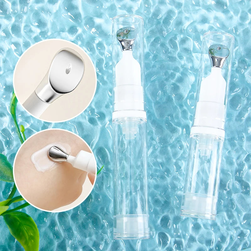 3PCS/1PCS Eye Cream Roller Ball Liquid Refillable Lotion Essential Oil Vacuum Bottle Travel Portable Empty Storage Container 5ml