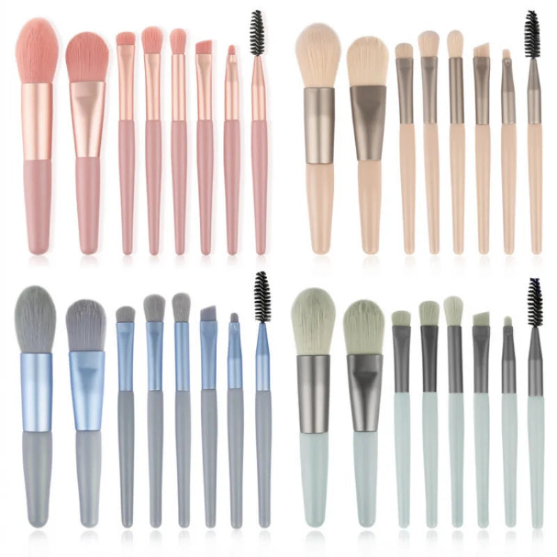 8pcs Makeup Brushes Set Makeup Concealer Brush Blush Eyeshadow Blending Makeup Brush Soft Fluffy Makeup Brushes Makeup Tools