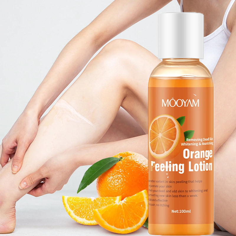 Exfoliator Body Orange Peeling Lotion Instant Exfoliation Dead skin removal Orange Peeling Gel Skin Care And Beauty Health