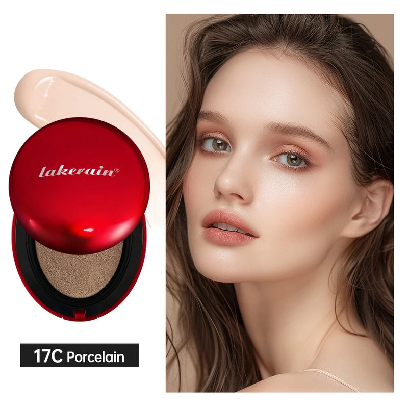 Sunscreen Cushion Foundation Waterproof Long-lasting Brighten Foundation Cream Women Base Makeup Face Korean Cosmetics