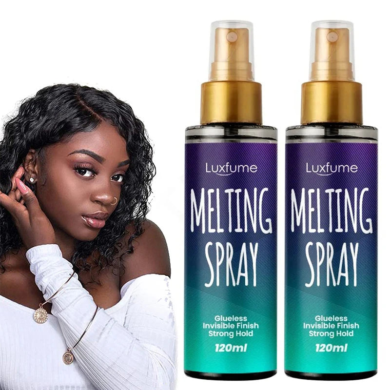 Melting Spray For Lace Wigs Quick Drying Long Lasting Invisible Lace Natural Melting And Holding Mousse For lace Wig Spray New