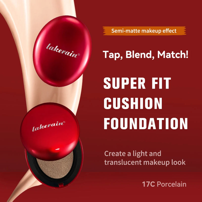 Sunscreen Cushion Foundation Waterproof Long-lasting Brighten Foundation Cream Women Base Makeup Face Korean Cosmetics