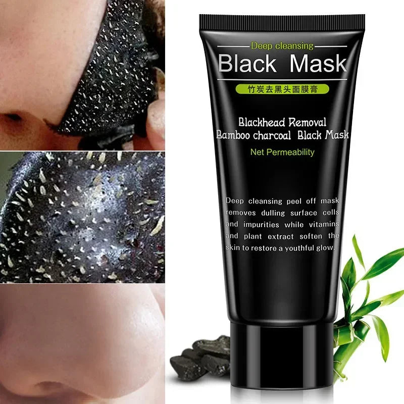 BIOAQUA Blackhead Remover Tearing Mask Deep Cleaning Skin Care Peel Off Masks Oil Control Deep Purifying Charcoal Black Mud Mask