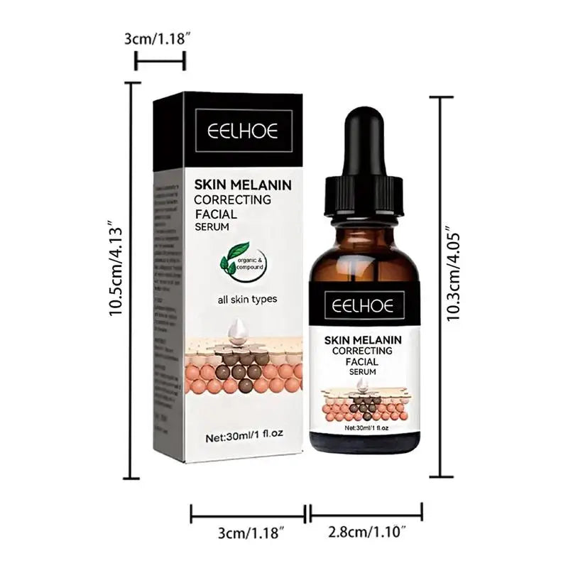 Melanin Correcting Facial Serum Dark Spot Corrector Remover Skin Care Moisturizing Repair Serum Hyaluronic Acid Vitamin C Serum