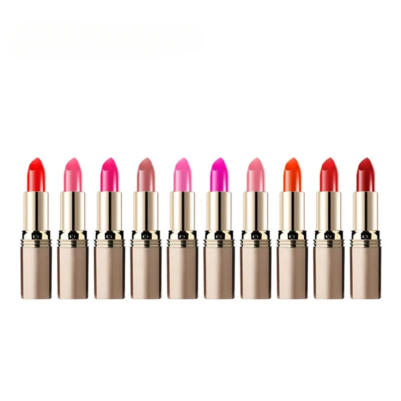 Pink Lipstick Waterproof Long Lasting Red Lipsticks Resistant Rose Lip Stick Velvet Lipstic Cosmetic Girl Women Makeup