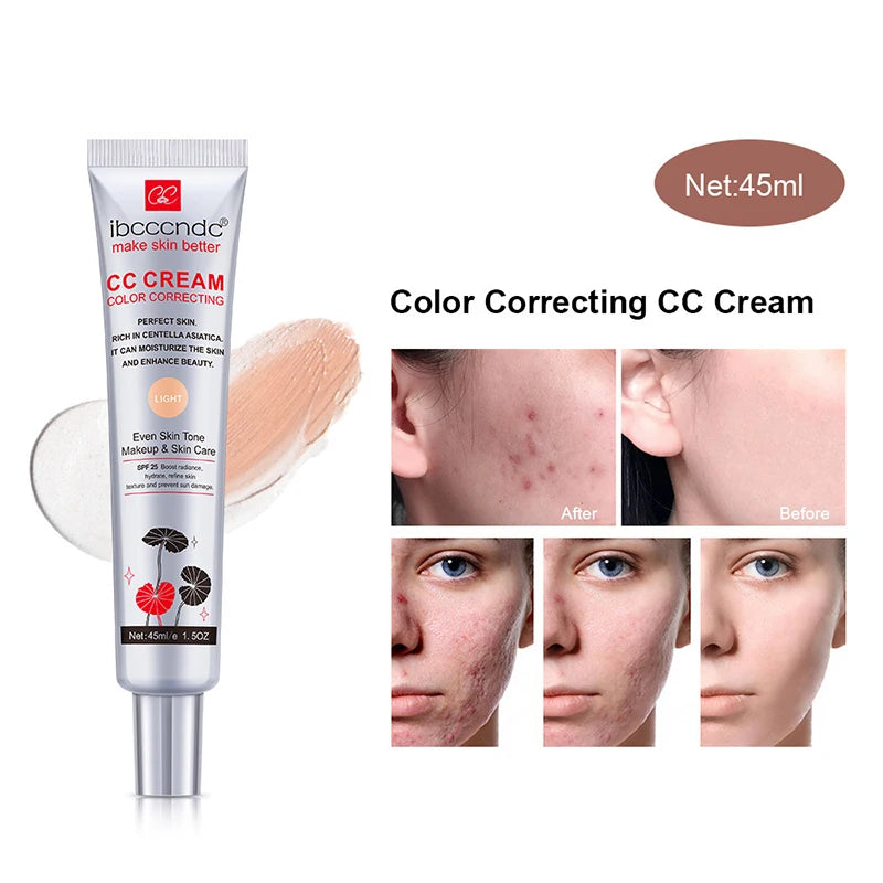 Centella Cc Cream Concealer Foundation Full Coverage Waterproof Long Lasting Invisible Pores Brighten bb Cream Korean Makeup