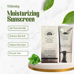 3W Clinic Intensive UV Sunscreen Cream & High SPF Sunblock for Daily Sun Protection