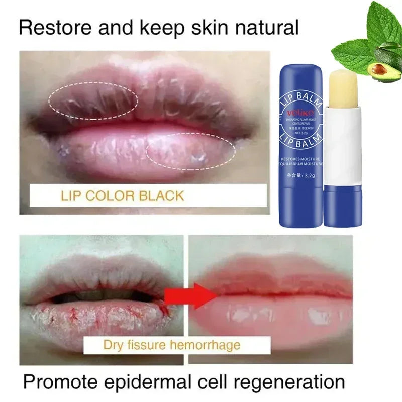 New Lip Balm Remove Dark Lighten Melanin Lip Mask Fade Lip Line Brighten Exfoliating Moisturize Dead Skin Repair Lip Care 2024