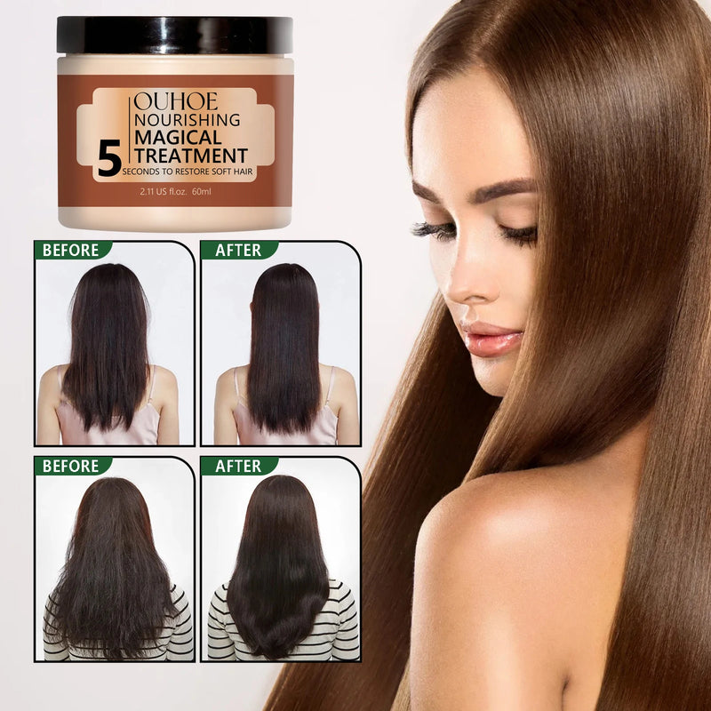 Magical Hair Mask 5 Seconds Repair Oil Hair Care Cream Repair Dry Frizz Damage Keratin Treatment Masks Soft Shiny For Hair